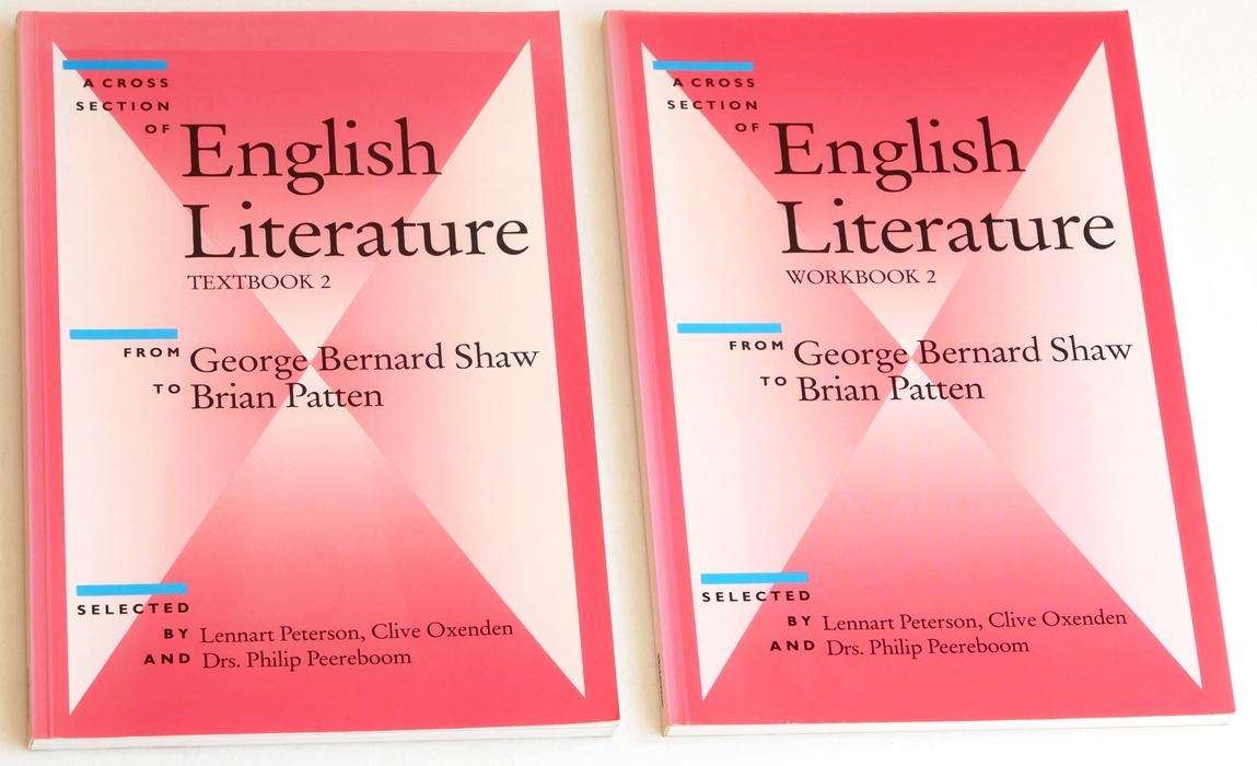 Peterson, Lennart, Clive Oxenden, Drs Philip Peereboom (selection) - A Cross Section of English Literature. From George Bernard Shaw to Brian Patten. Textbook 2 + Workbook 2