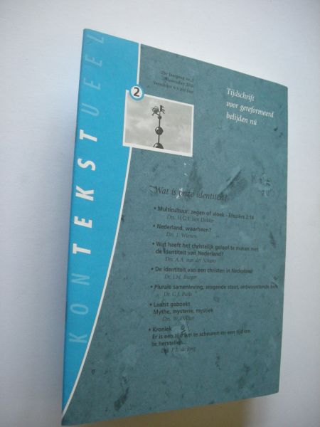 Jong, P.L., red - Wat is onze identiteit, 25e jaargang nr.2