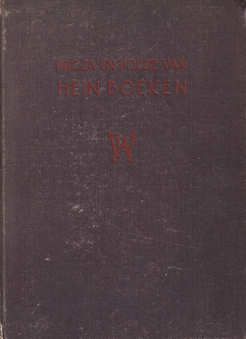 Mooy, Henriette - Proza en poëzie  van Hein Boeken (dr. H.J. Boeken) 1861-1933
