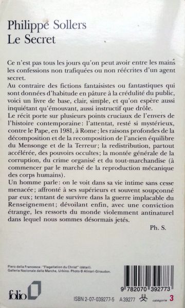 Sollers, Philippe - Le Secret (FRANSTALIG)