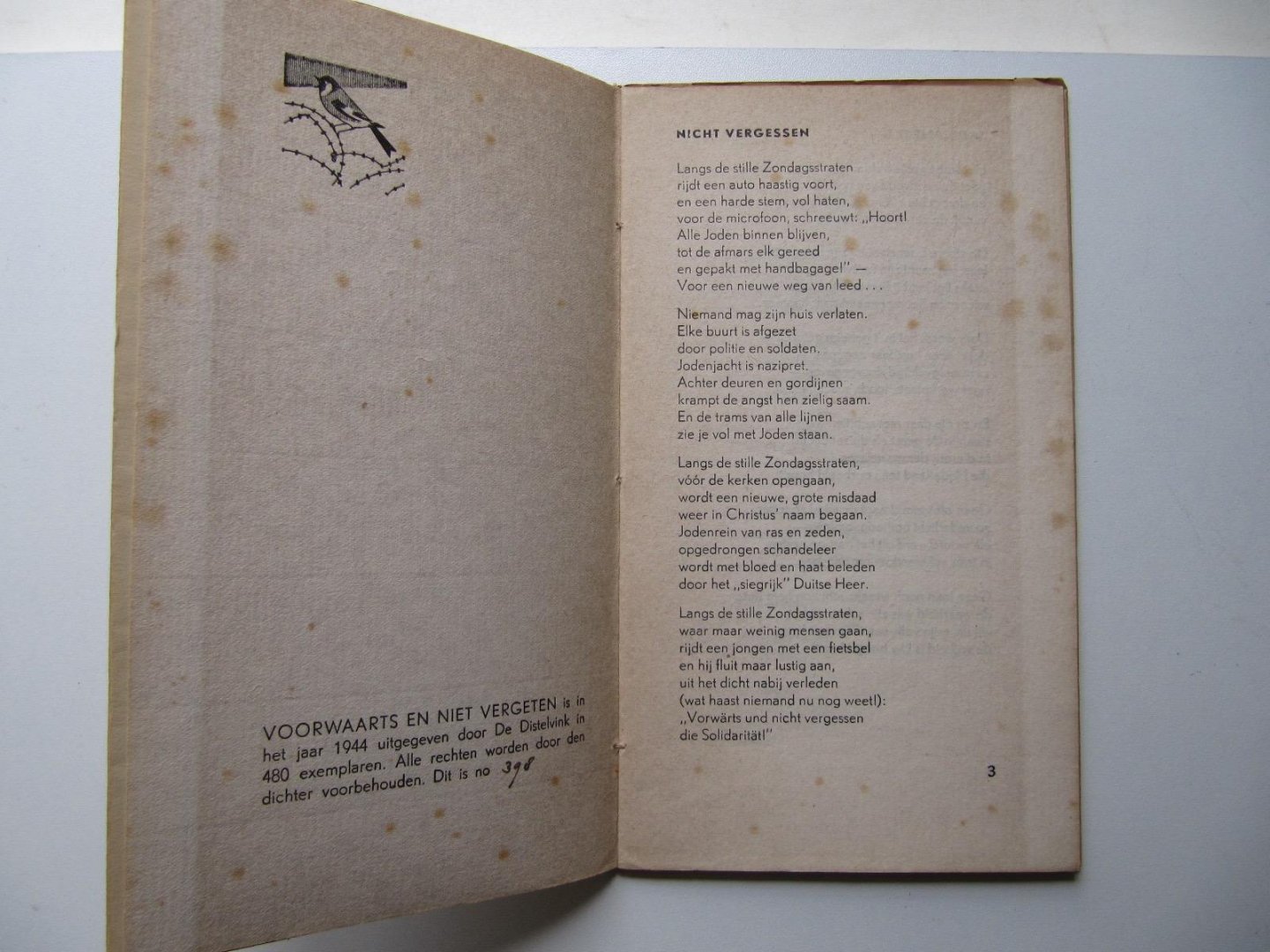 J. Geestzwaard - Voorwaarts en niet vergeten - Gedichten