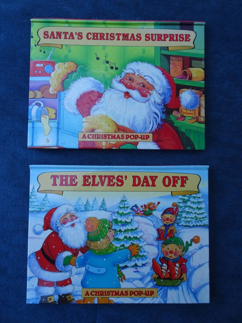 N.n.. - The Elves' Day Off. A Christmas Pop-Up/ Santa's Christmas Surprise. A Christmas Pop-Up. 2 vols.