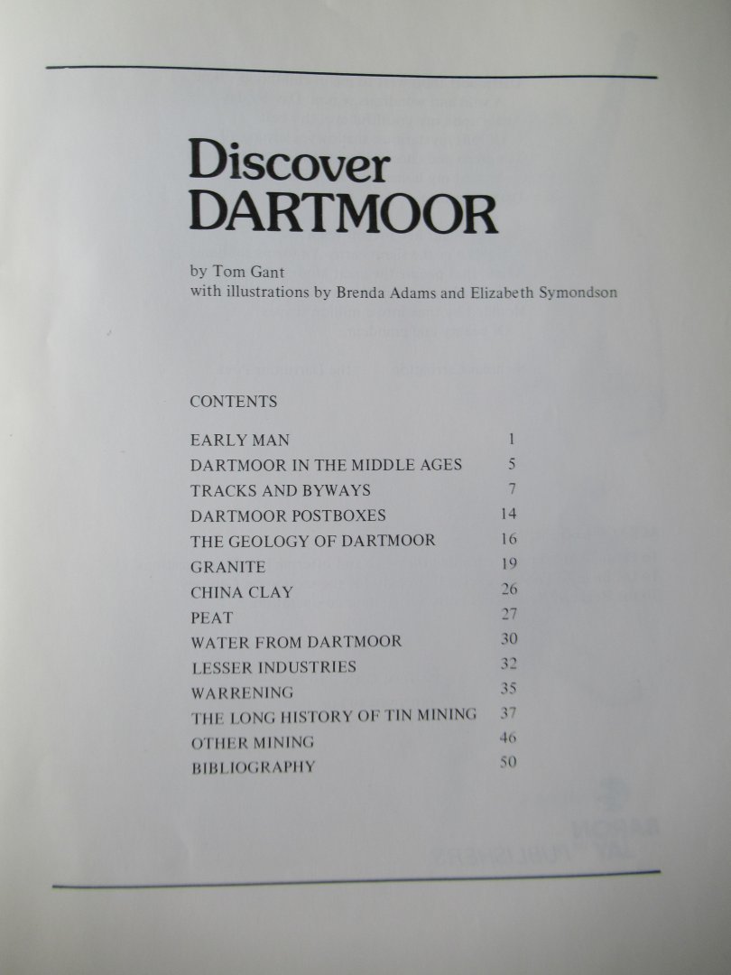 Gant, T - Discover Dartmoor