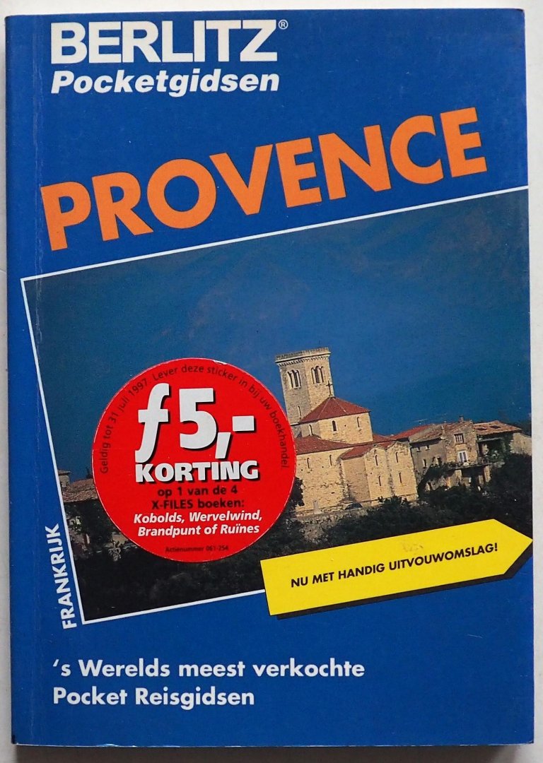 Allen Giles, ill. Davison Jon - Berlitz pocketgids Frankrijk Provence Kaft: uitvouwomslag met kaart