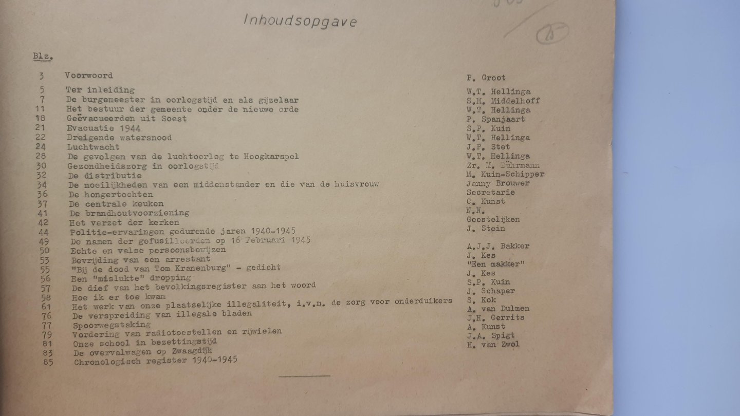 P. Groot - Gedenkboek 1940 - 1945