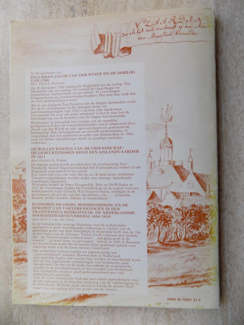 Gemeentearchivaris van Vlaardingen[ o.r.v.] - HISTORISCH JAARBOEK VLAARDINGEN 1981.Van de Historische Vereniging Vlaardingen.