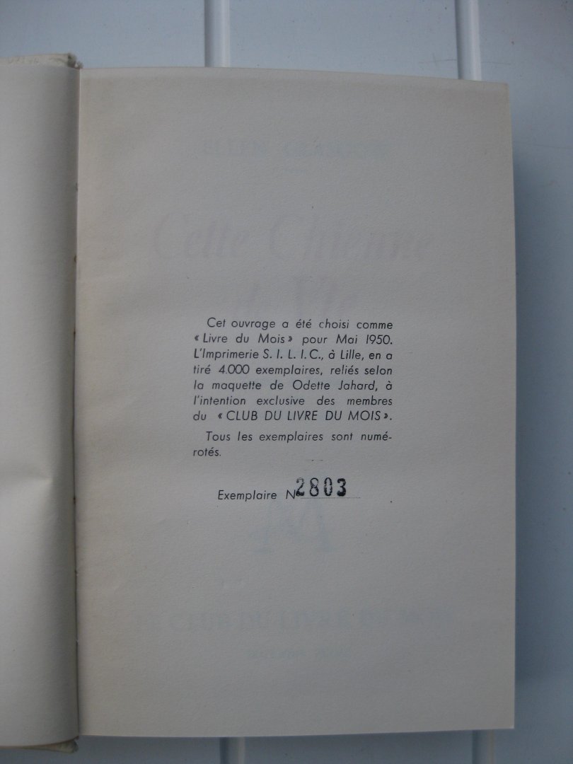 Glasgow, Ellen - Cette Chienne de Vie.