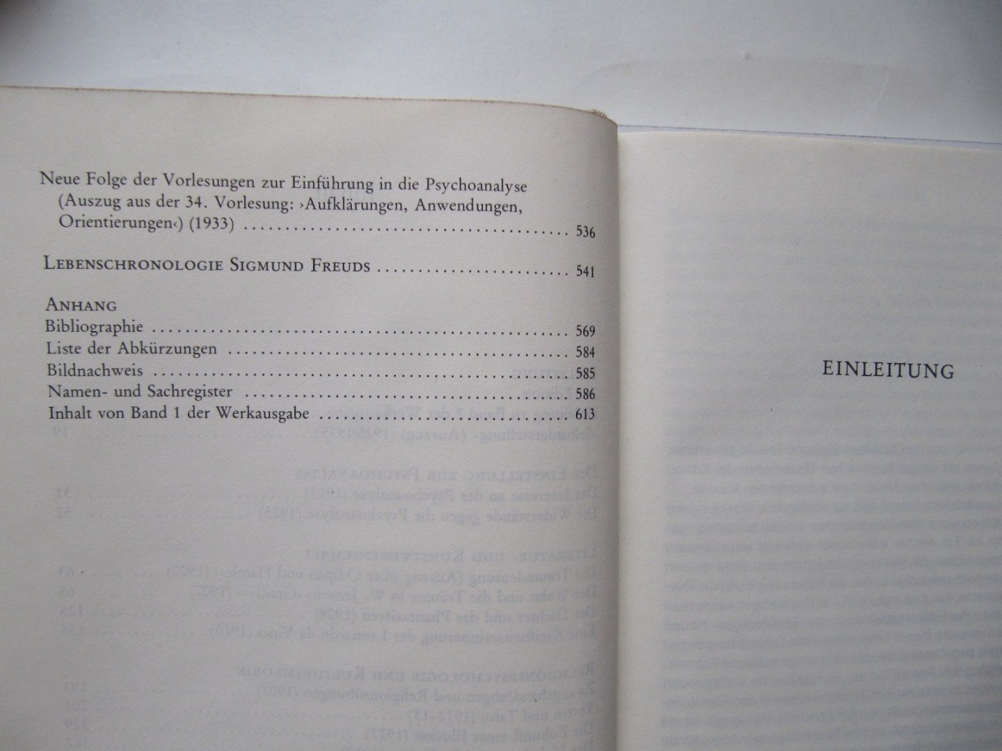 Sigmund Freud - Elemente der Psychoanalyse en Anwendungen der Psychoanalyse