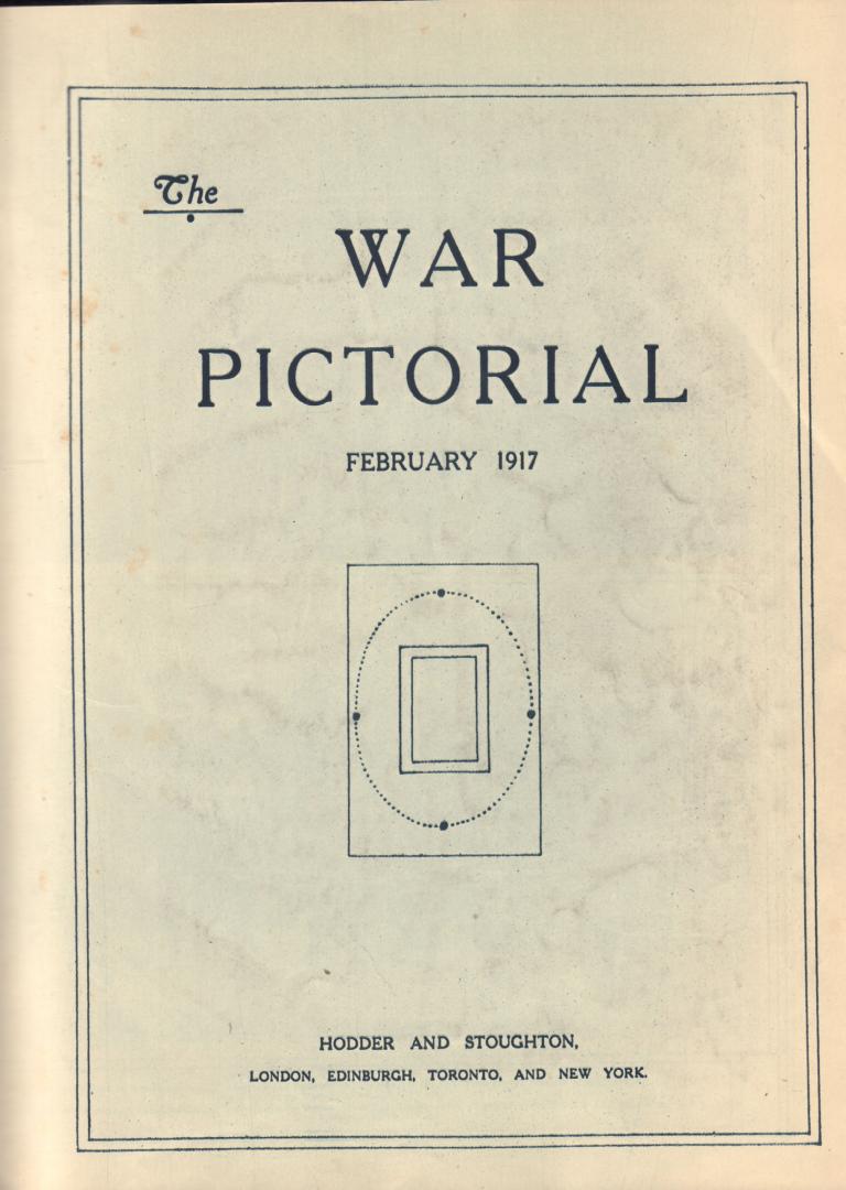 Diverse auteurs - Ingebonden Maandbladen War Pictorial + Oorlog in Beeld 1917 + 1918. Elk maandblad heeft 32 pagina's vol met foto's en begeleidende tekst in diverse talen. Goede, gebruikte staat (rug iets gescheurd).