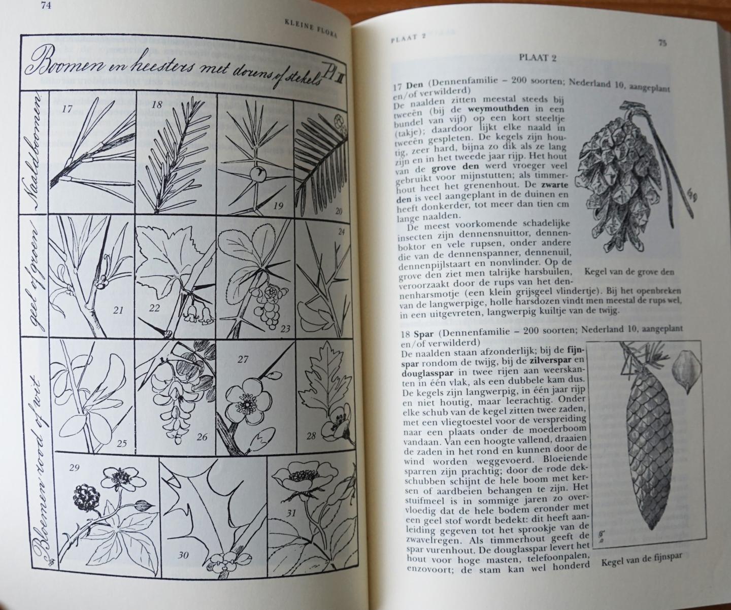 Heimans, E. en Thijsse, Jac. - Wandelboekje voor natuurvrienden met een kleine flora in atlasvorm en vele andere afbeeldingen