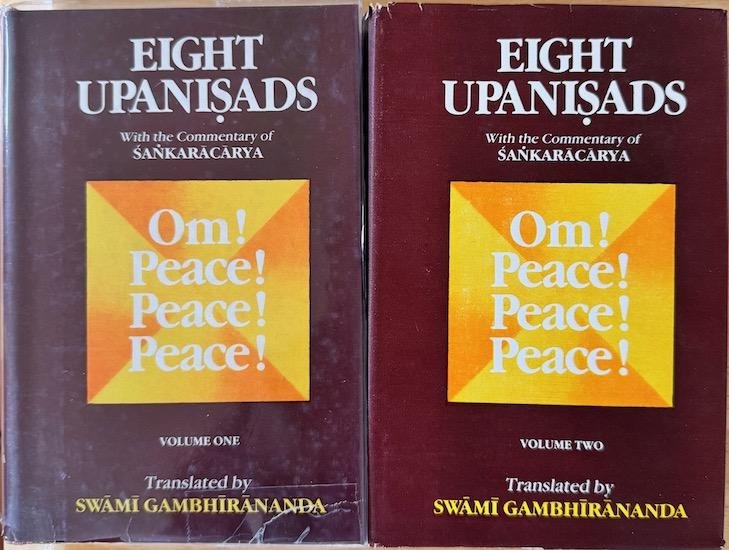 Sankaracarya (commentary) / Swami Gambhirananda (transl.) - EIGHT UPANISADS. With the commentary of Sankaracarya. (2 volumes)
