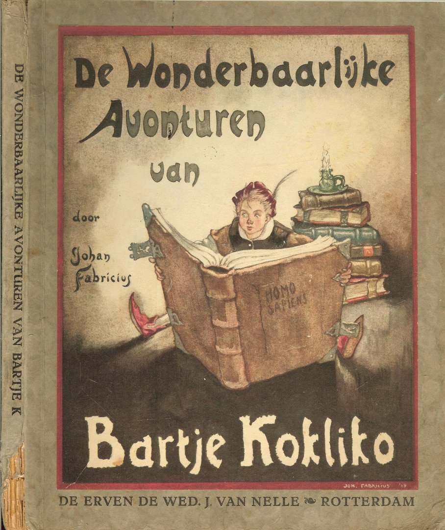 Fabricius, Johan  Met tekeningen  van Karel Thole - De wonderlijke avonturen van Bartje Kokliko.