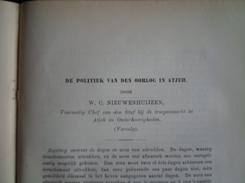 Schmidt, B.T.C.F. redactie - Indisch Militair Tijdschrift, maandelijkse uitgave van de Indische Krijgskundige Vereeniging