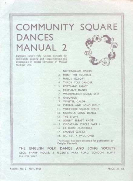 Auteur (onbekend) - Community Square Dances Manual 1, 2 en 3