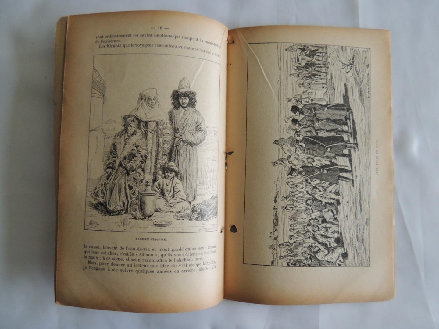 Moser Henri - Les steppes kirghizes. N° 55  de la Bibliothèque illustrée Bibliotheque illustree des voyages autour du monde par terre et par mer