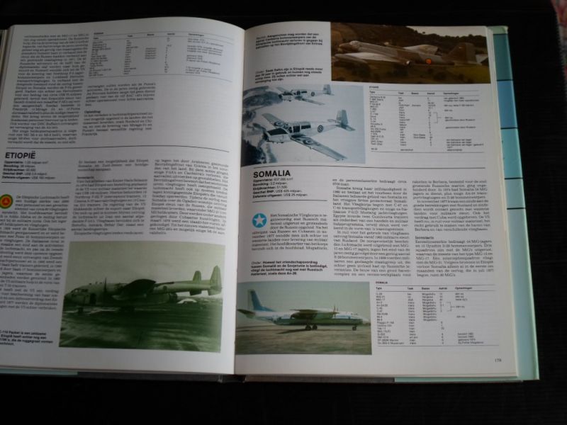 Hewish, M. & B.Sweetman, BC Wheeler, B.Gunston - Luchtstrijdkrachten van de wereld, Overzicht van luchtmachten en marine luchtvaartdiensten