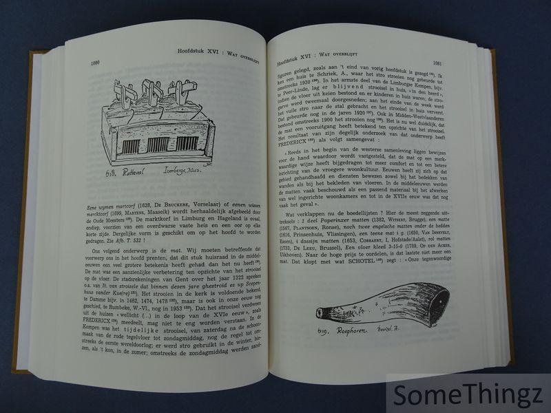 Weyns, Jozef. - Volkshuisraad in Vlaanderen: naam, vorm, geschiedenis, gebruik en volkskundig belang der huiselijke voorwerpen in het Vlaamse land van de Middeleeuwen tot de Eerste Wereldoorlog. Deel 3.