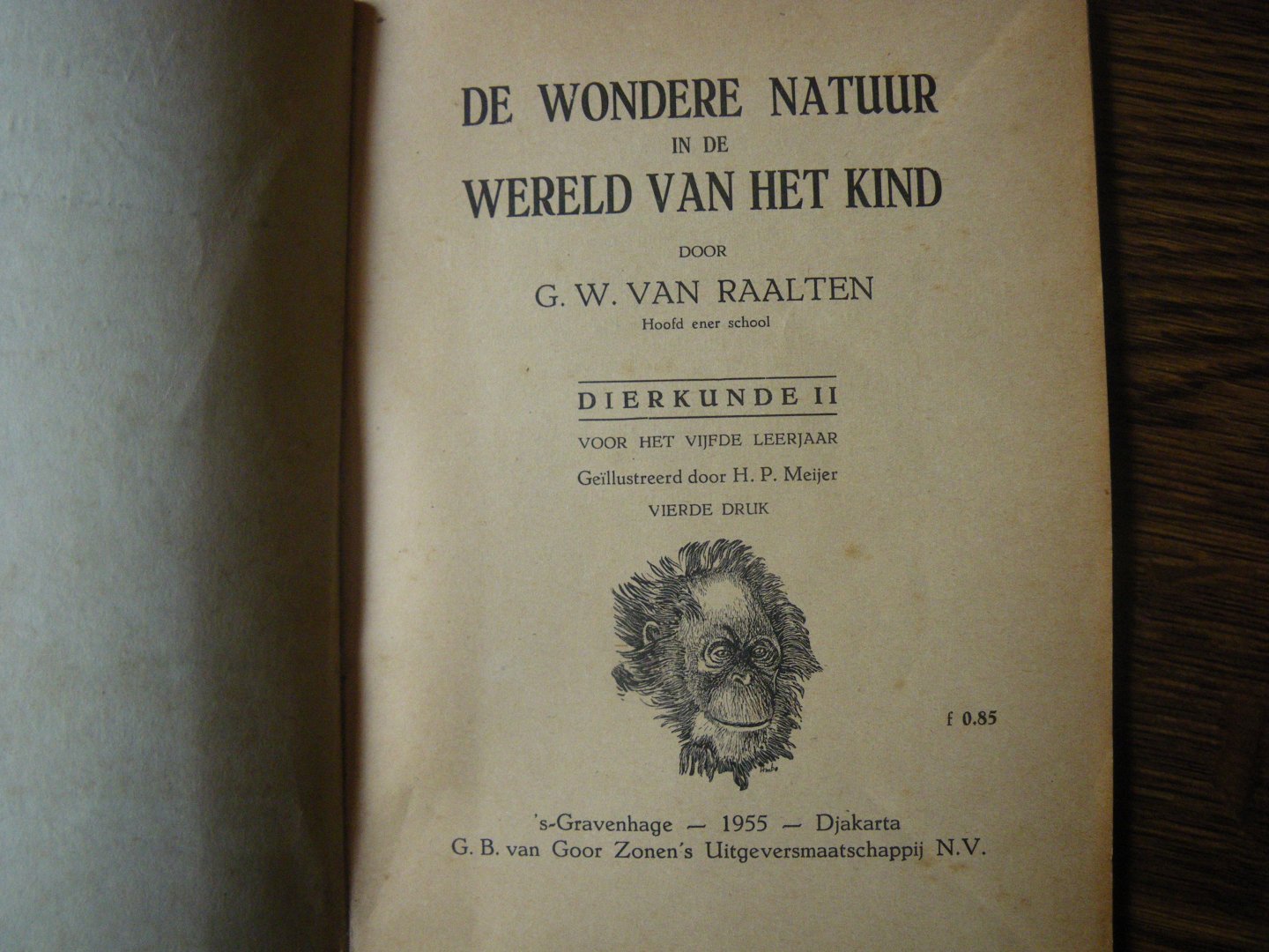 Raalten, G.W. van - Wondere natuur in de wereld van het kind, Dierkunde dl 2.