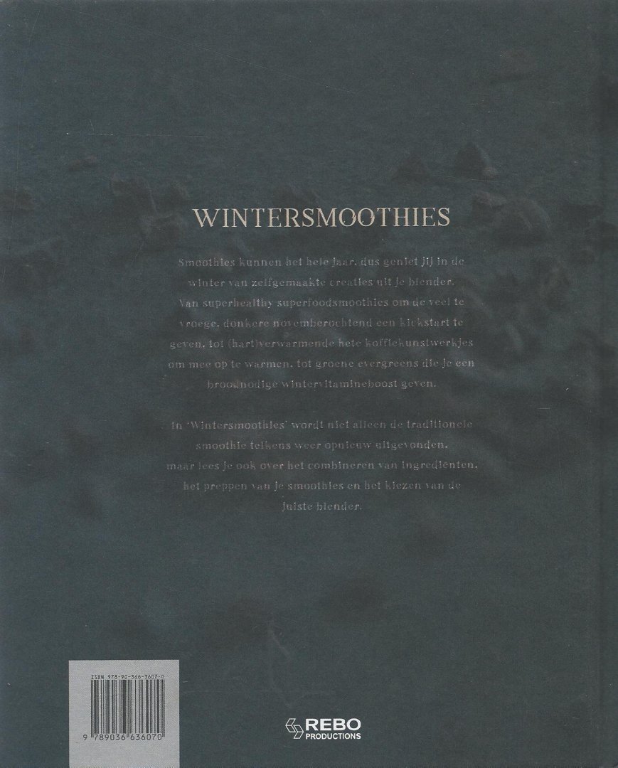 Koren Drees - Wintersmoothies  vers gezond  romig warm