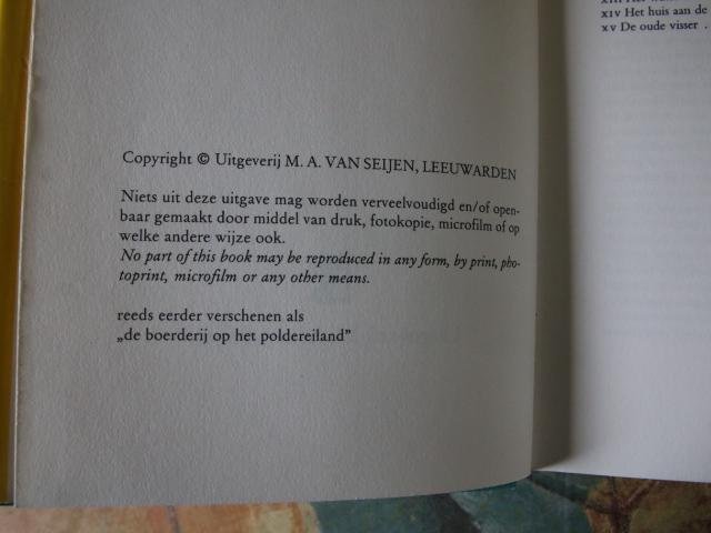 Goeree, Marinus van - De boerderij op het eiland