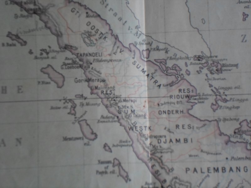  - Oude kaart Sumatra