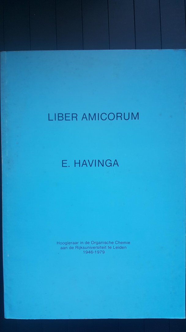  - Liber amicorum E. Havinga