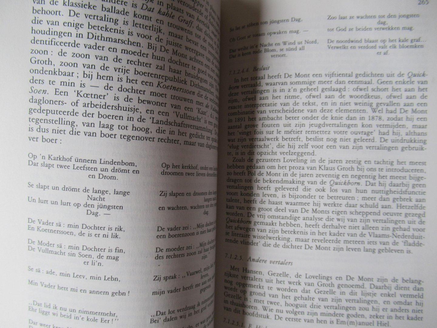 Simons, Ludo Dr. - Vlaamse en Nederduitse literatur in de 19e eeuw. 2 delen