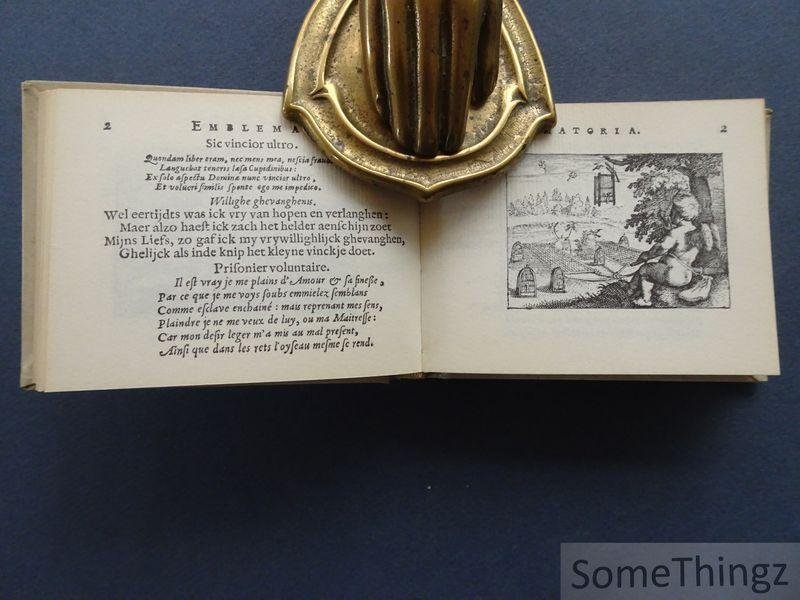 G. A. Bredero, Joost van den Vondel, Roemer Visscher, Daniel Heinsius, Ronsard, e.a. / H. de la Fontaine Verwey (inl.).. - Thronus Cupidinis. Verzameling van emblemata en gedichten.