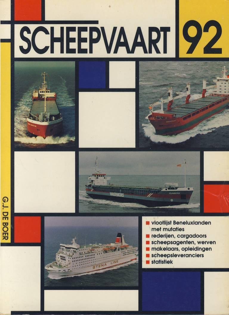 Boer, G.J. de - 1992  Jaarboek Scheepvaart  `92,