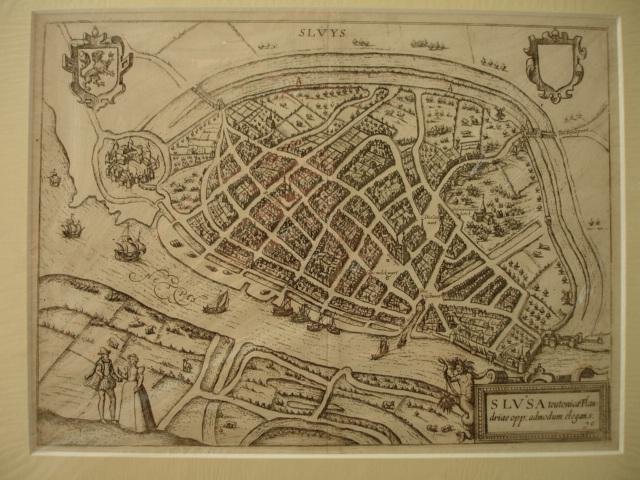 Sluis. - Slusa teutonicae Flandriae opp. admodum elegans.