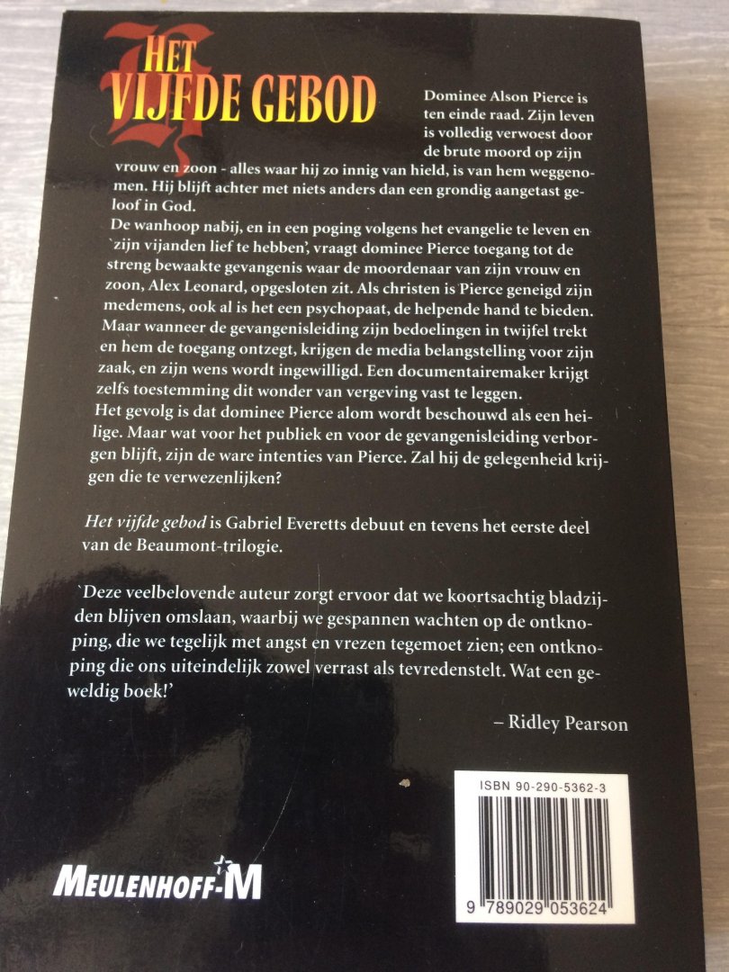 Everett, G. - Het vijfde gebod