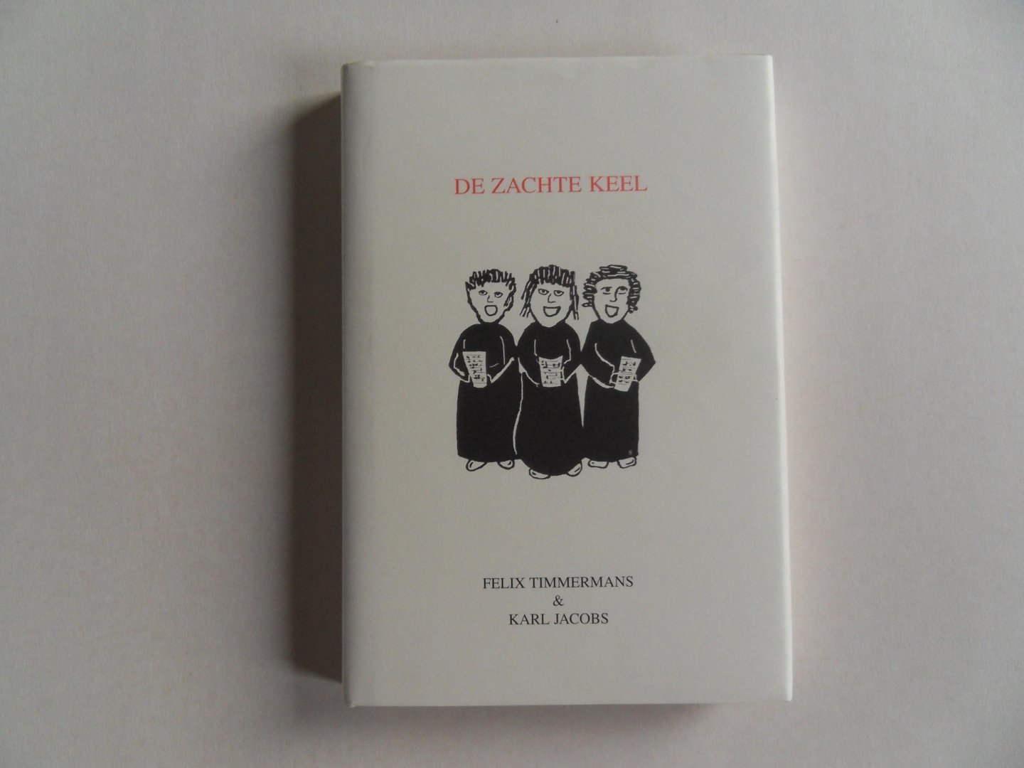 Timmermans, Felix; Jacobs, Karl. [ GESIGNEERD door Gommaar Timmermans ]. - De Zachte Keel. - Blijspel in drie bedrijven. [ Genummerd exemplaar 6 / 100 = van de Arabisch genummerde exemplaren ].