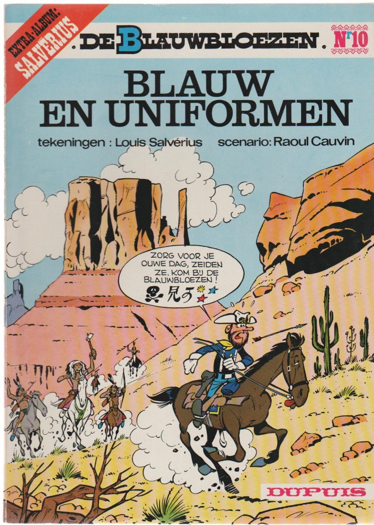  - De Blauwbloezen nr.10 blauw en uniformen 1e druk