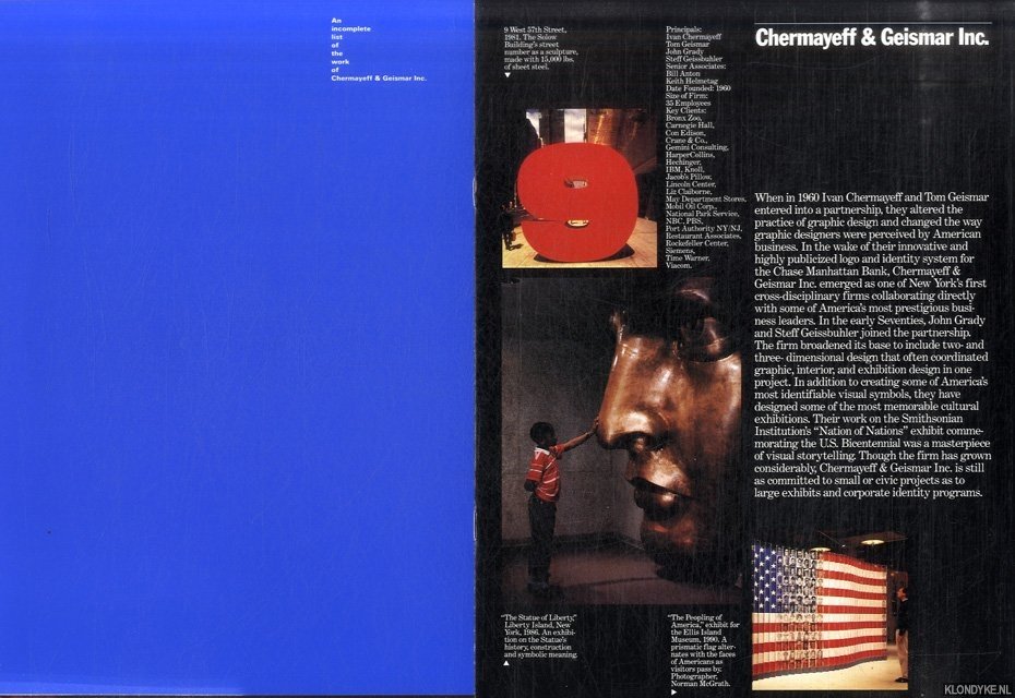 Various - An incomplete list of the work of Chermayeff & Geismar Inc.