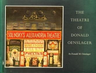 OENSLAGER, DONALD M - The theatre of Donald Oenslager
