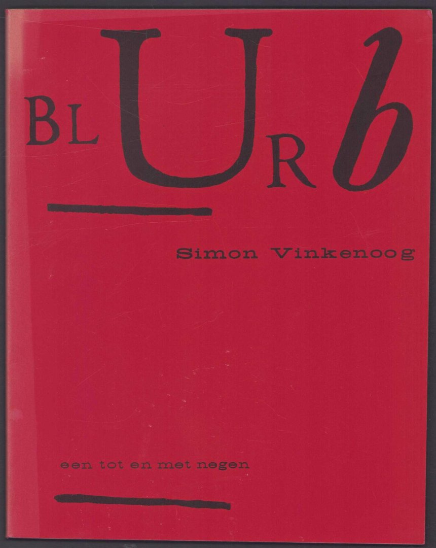 Simon Vinkenoog - Blurb 1 t & m 9