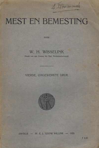 W.H. Wisselink - Mest en bemesting