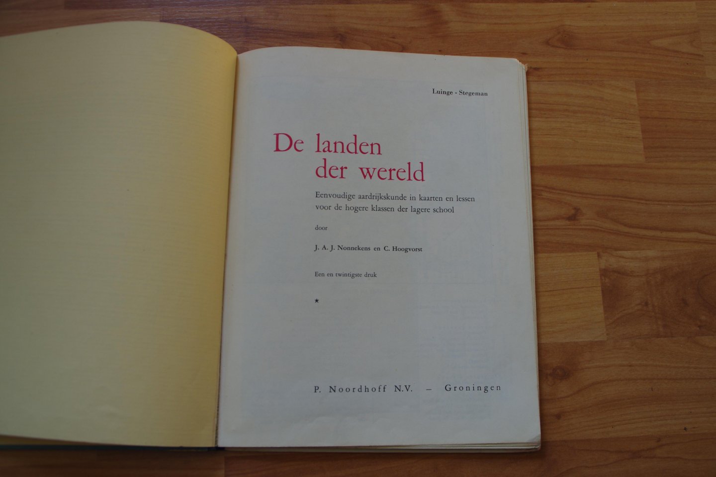 j.Nonnekens - De landen der wereld