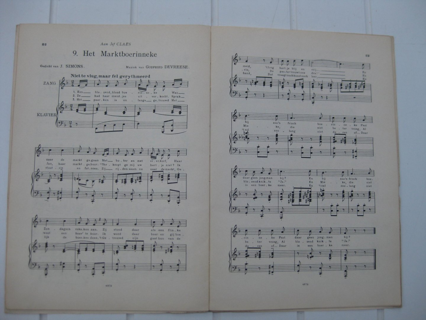 Loos, Edward e.a. - Het Vlaamsche Lied. 25e jaargang.