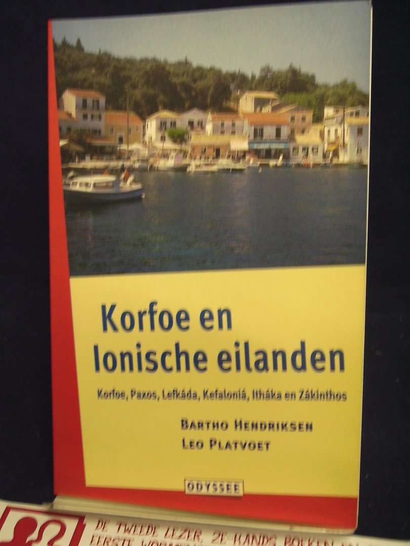 Hendriksen, Bartho en Platvoet, Leo - Korfoe en de Ionische eilanden