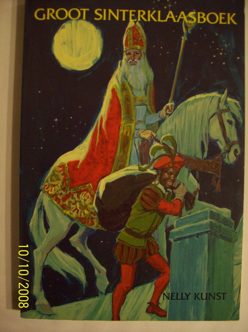 Nelly Kunst - Groot sinterklaasboek Groot kerstboek Omkeerboek
