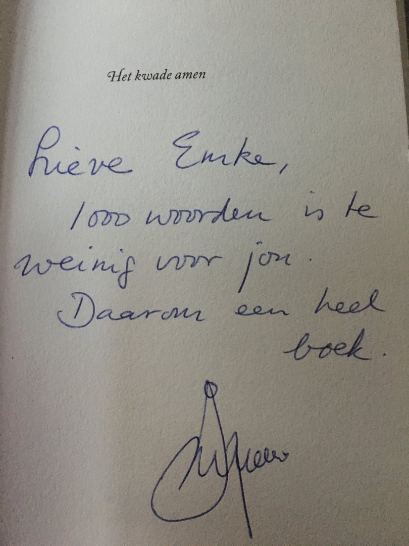 Wijnen, J. - Het kwade amen