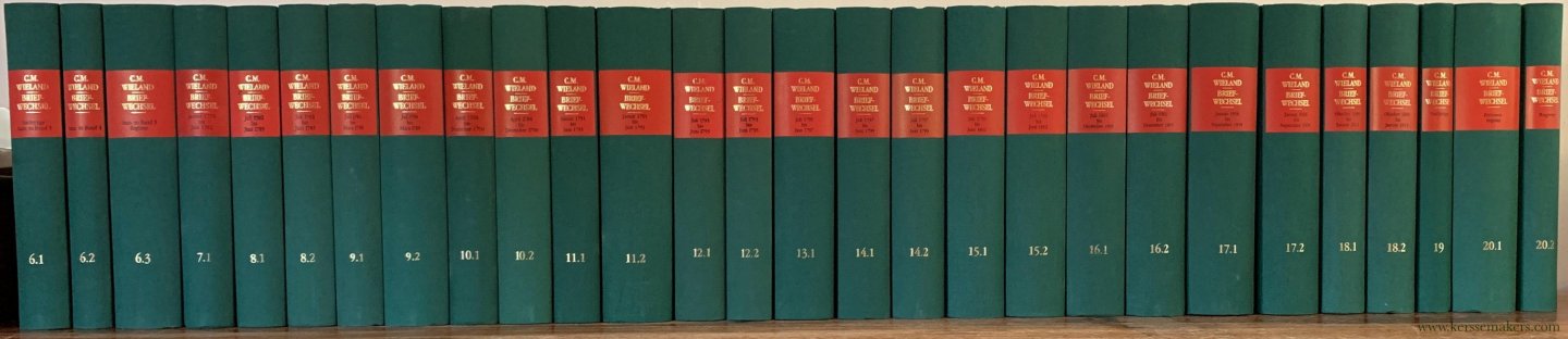 Wieland, Christoph Martin. - Wielands Briefwechsel. [ 28 volumes of the series ].