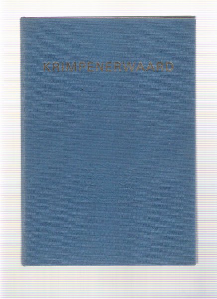 schoute, c.r. - krimpenerwaard dijken, polders, en rivieren