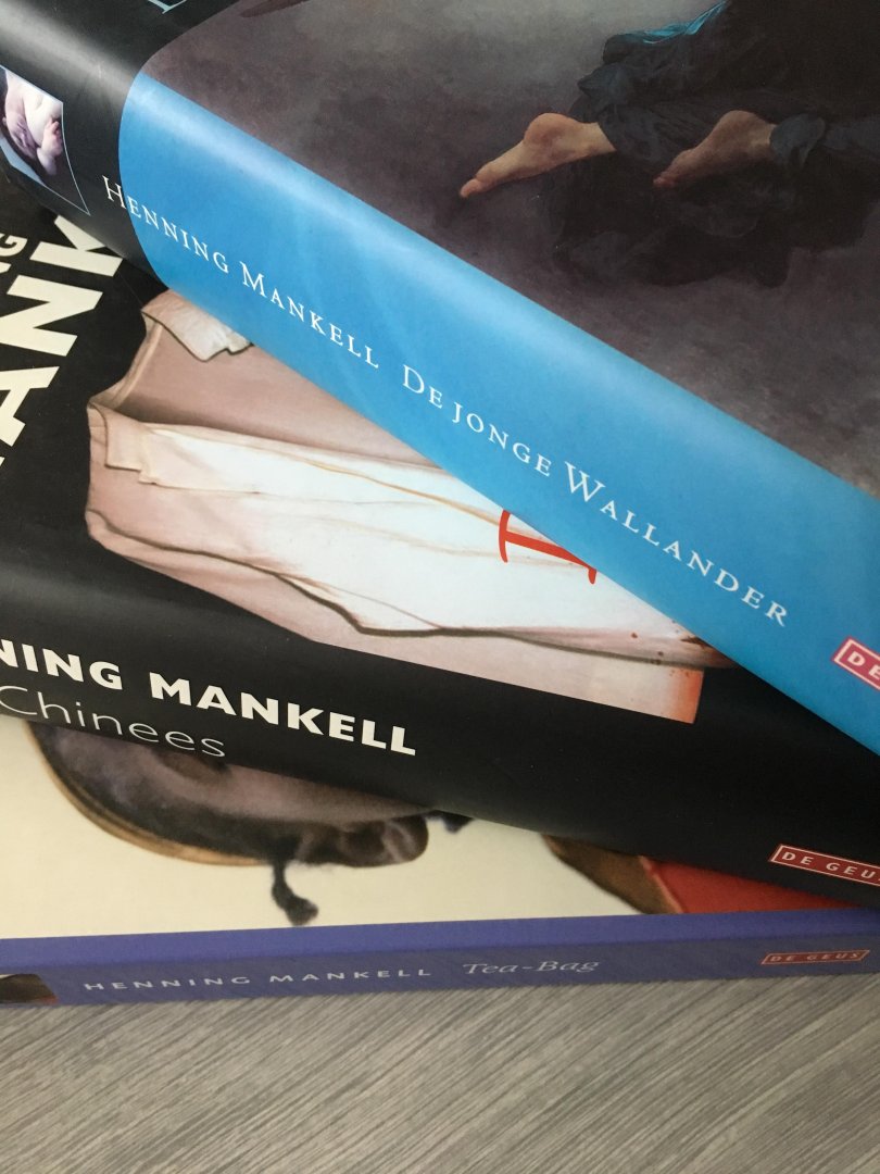 Mankell, Henning - Drie boeken van Mankell Henning; De jonge Wallander, De Chinees en Tea-bag