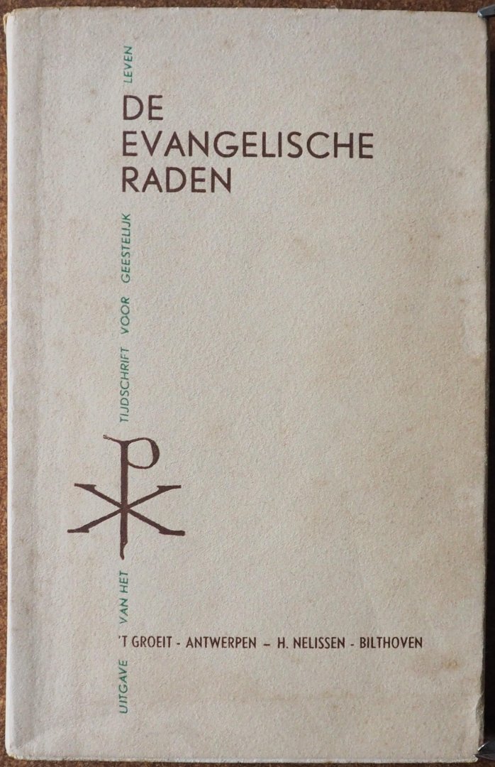 't Groeit  Nelissen H - De Evangelische Raden Tijdschrift voor geestelijk leven