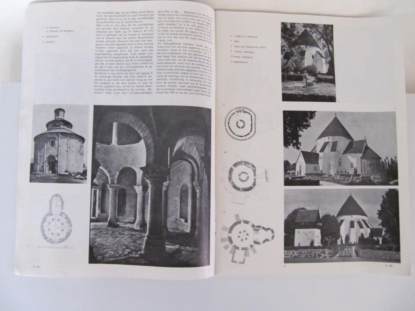 redactie - Bouwkundig Weekblad - Bornholmse rondkerken - Vijf schoolgebouwen