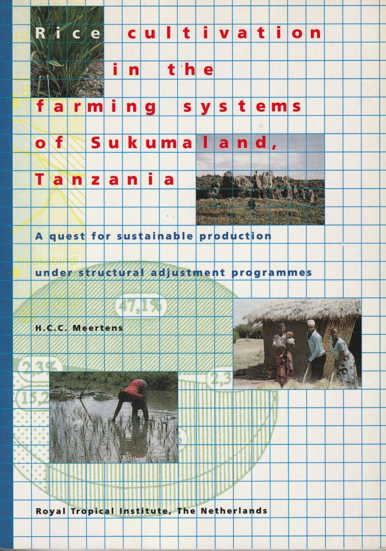 Meertens, B. - Rice cultivation in the farming systems of Sukumaland, Tanzania