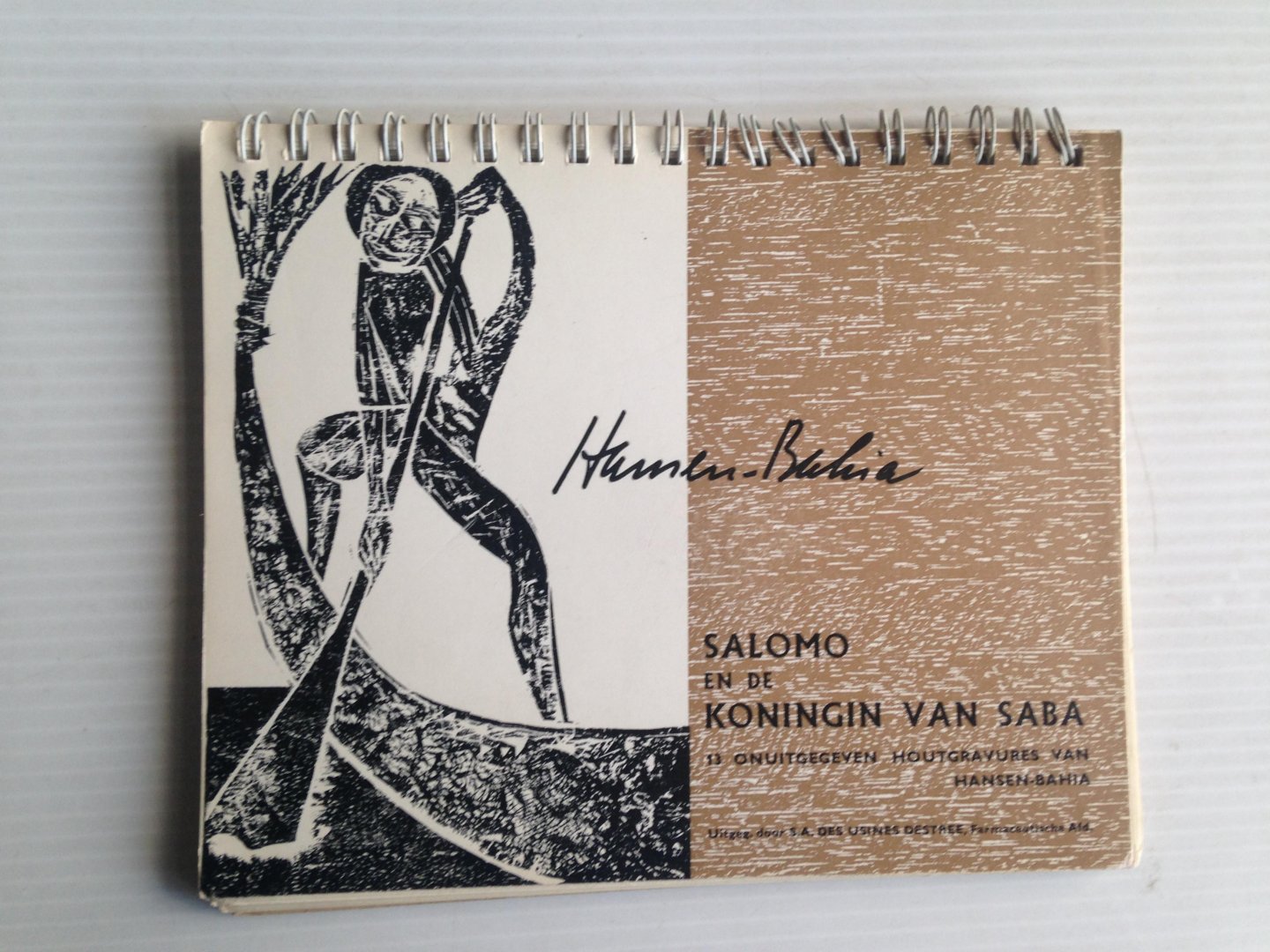 Hansen-Bahia - Salomo en de Koningin van Saba,13 onuitgegeven houtgravures