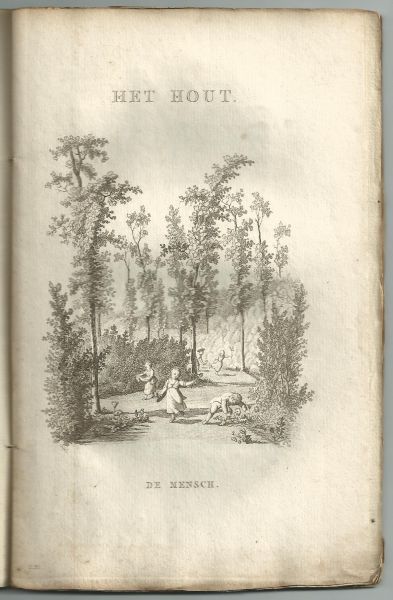 Loosjes, Adriaan (vermoedelijk) - Het hout of boschgedachten in zes bespiegelingen